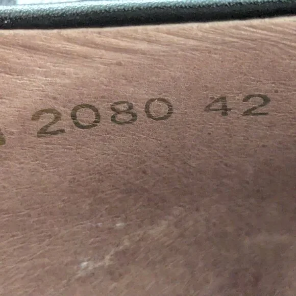 Wonders black smooth/patent two-tone leather wedge slip-ons | EU 42/US 11 - Picture 6 of 8